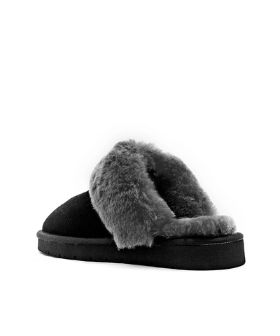 Mens ugg discount fluffy slippers